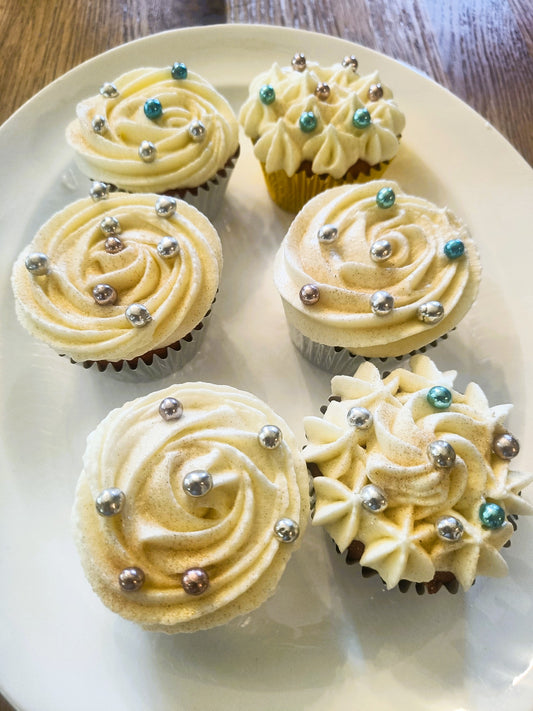 Hjerteknuser cupcake